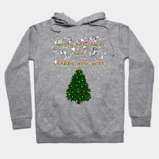 merry christmas and happy new year Hoodie